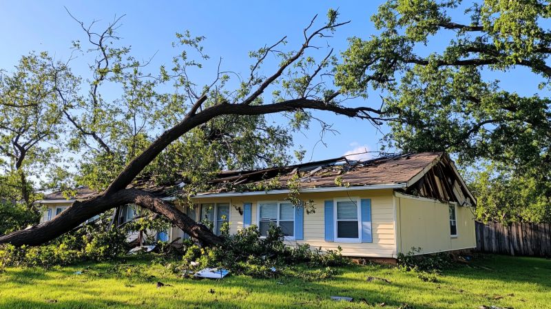 Storm Damage Tree Clearing